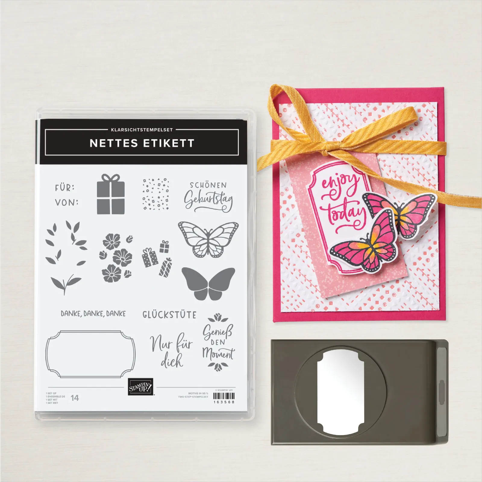 163573 Produktpaket Nettes Etikett Stampin