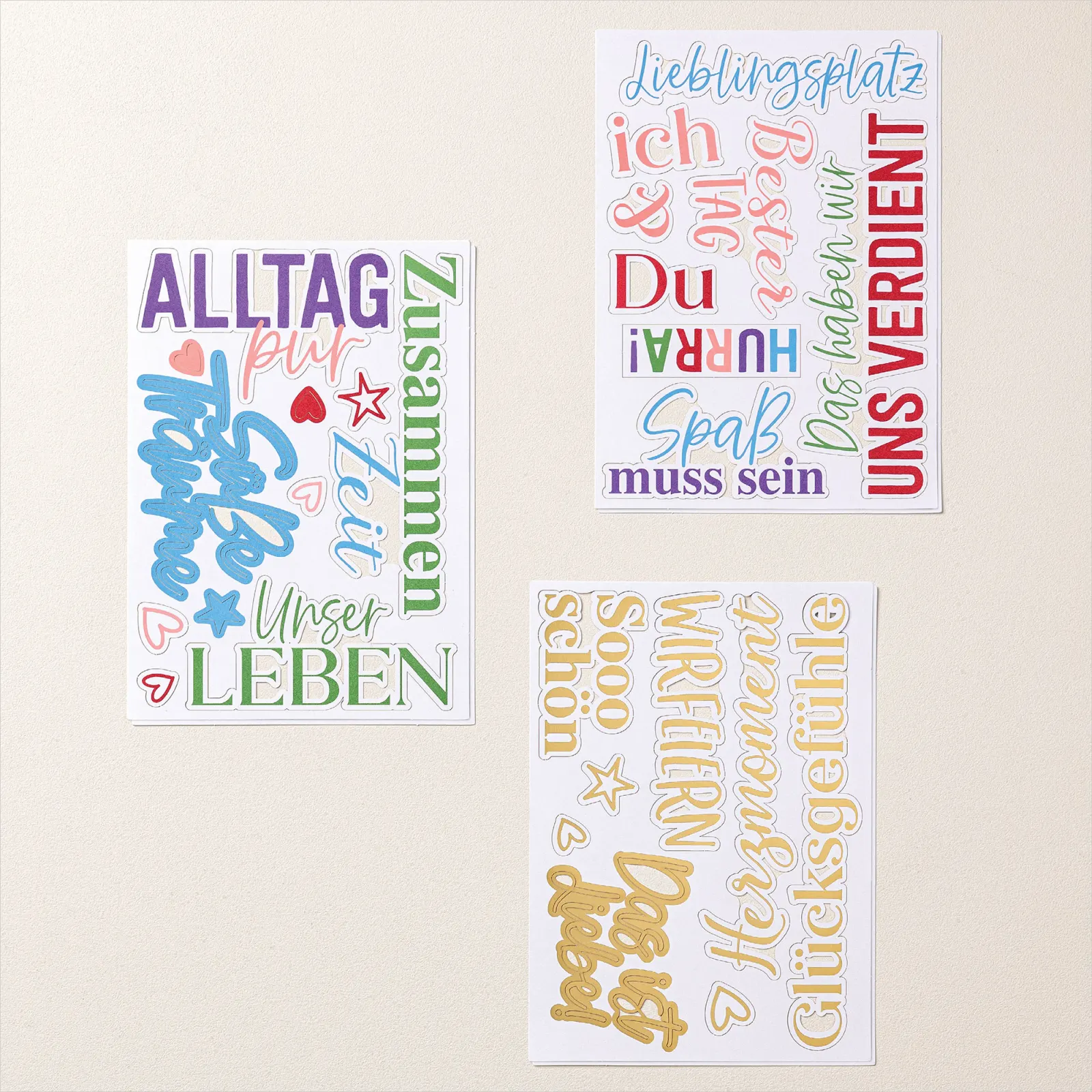 167247 Mix & Match Zierelemente Einfach unvergesslich