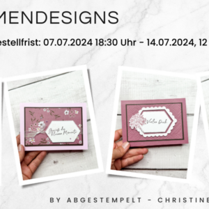 Vorankündigung Stampin Up Wildblumendesigns Kartenkurs basteln abgestempelt