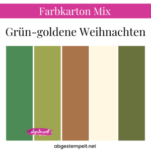 Farbkarton Mix Grün-goldene Weihnachten-2