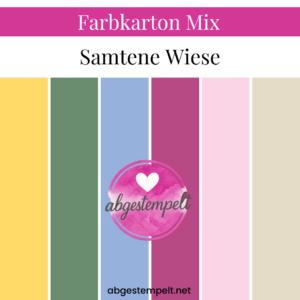 Farbkarton Mix Samtene Wiese