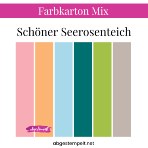 Farbkarton Mix Schöner Seerosenteich