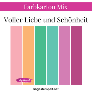 Farbkarton Mix Voller liebe und Schönheit