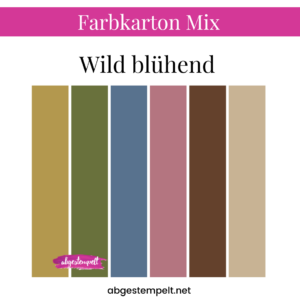 Farbkarton Mix Wild blühend