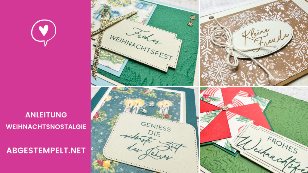 Stampin' Up! Anleitung Weihnachtsnostalgie Karten basteln abgestempelt.net