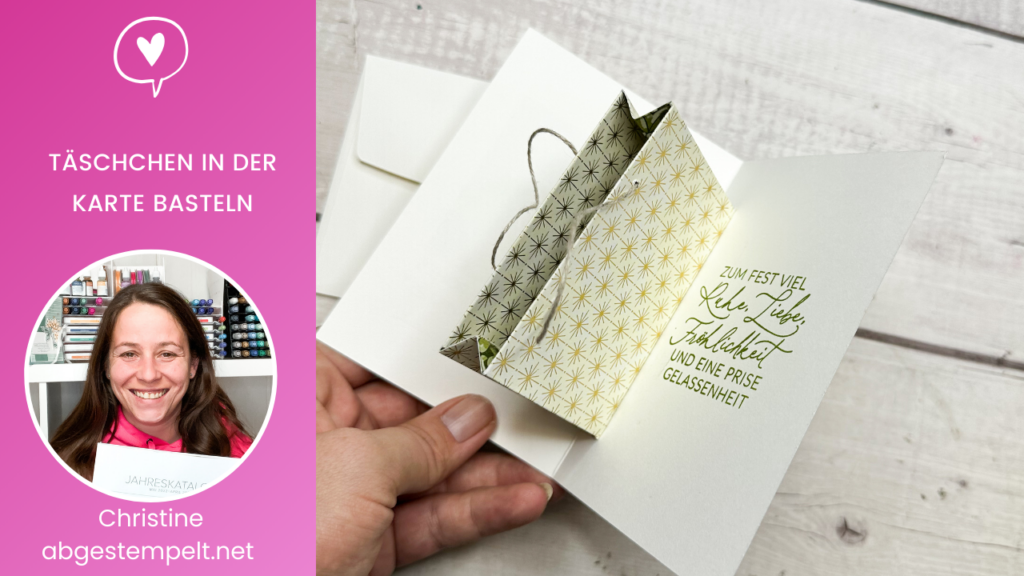 Stampin Up Täschchen in der Karte basteln Video