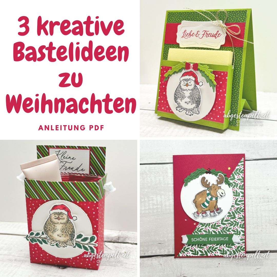 3 kreative Bastelideen zu Weihnachten PDF