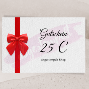 Gutschein 25€