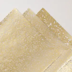 Designer-Pergamentpapier in goldfarbener Quecksilberglas-Optik