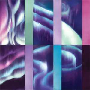 165755 Designerpapier Nordlichter