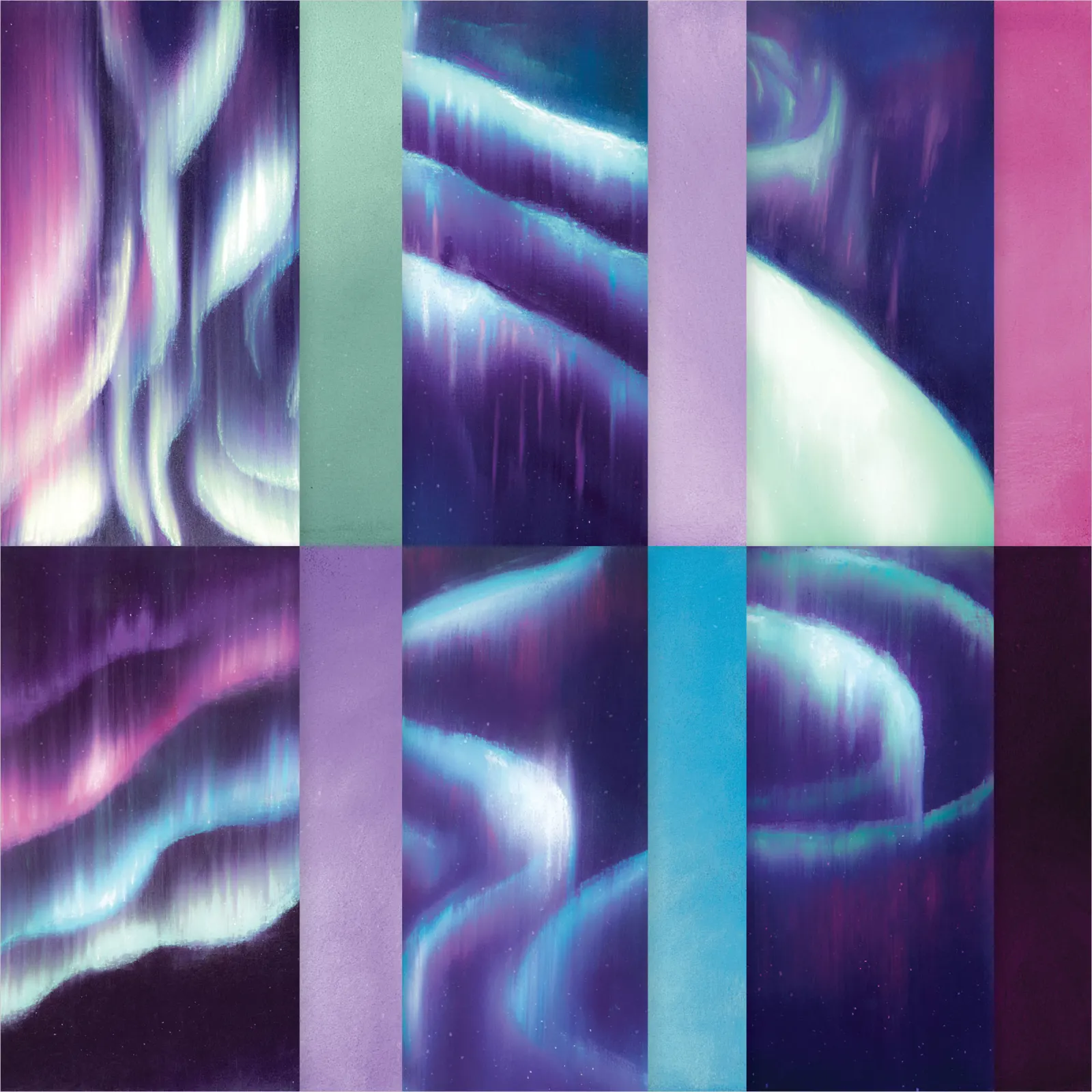 165755 Designerpapier Nordlichter
