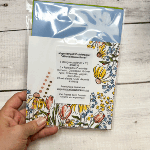 Probierpaket Allerlei Florale Kunst Stampin Up abgestempelt