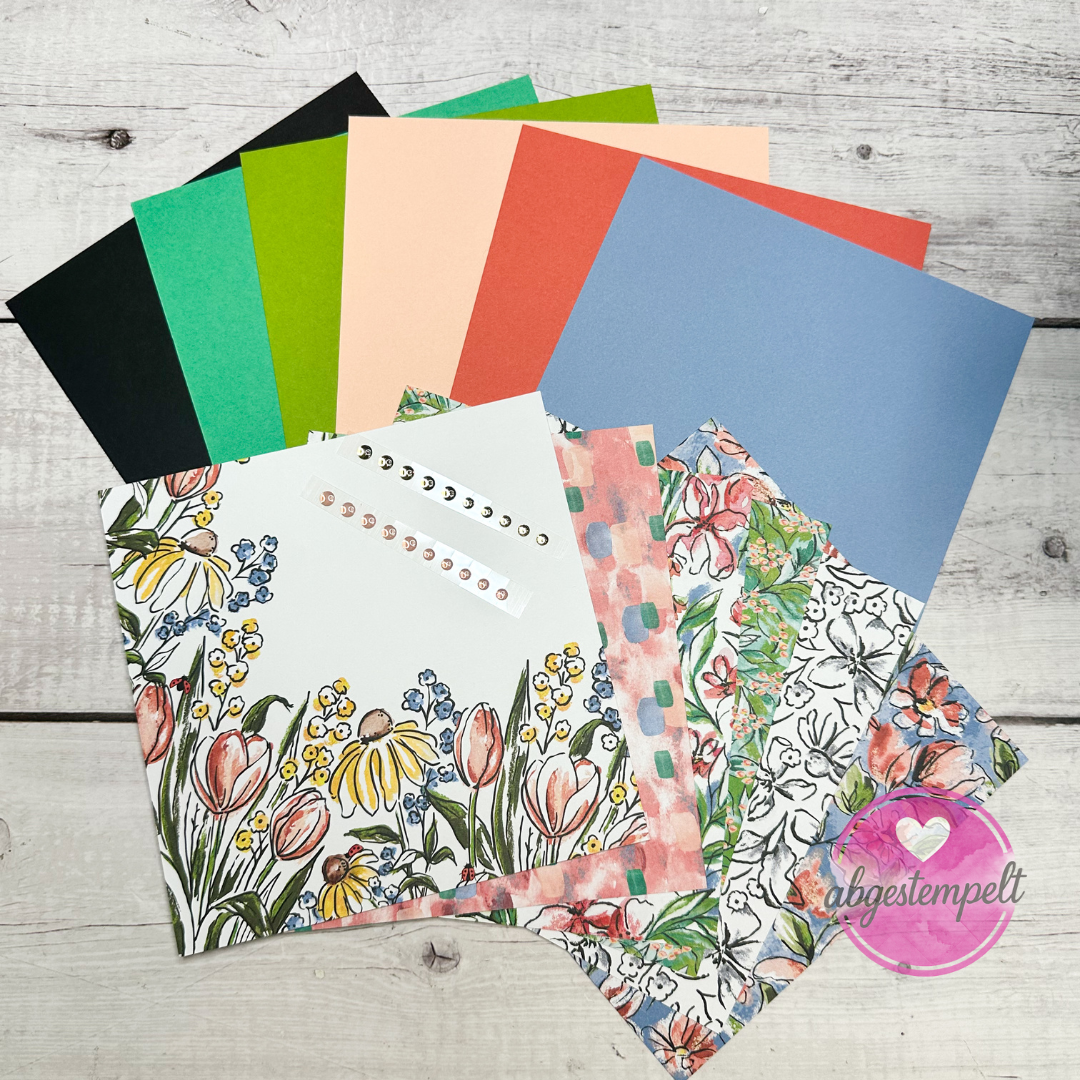 Probierpaket Allerlei Florale Kunst Stampin Up abgestempelt-2