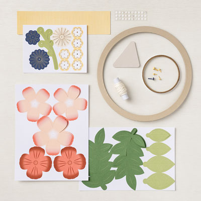 Inhalt Kreativset Blumenkranz Stampin Up