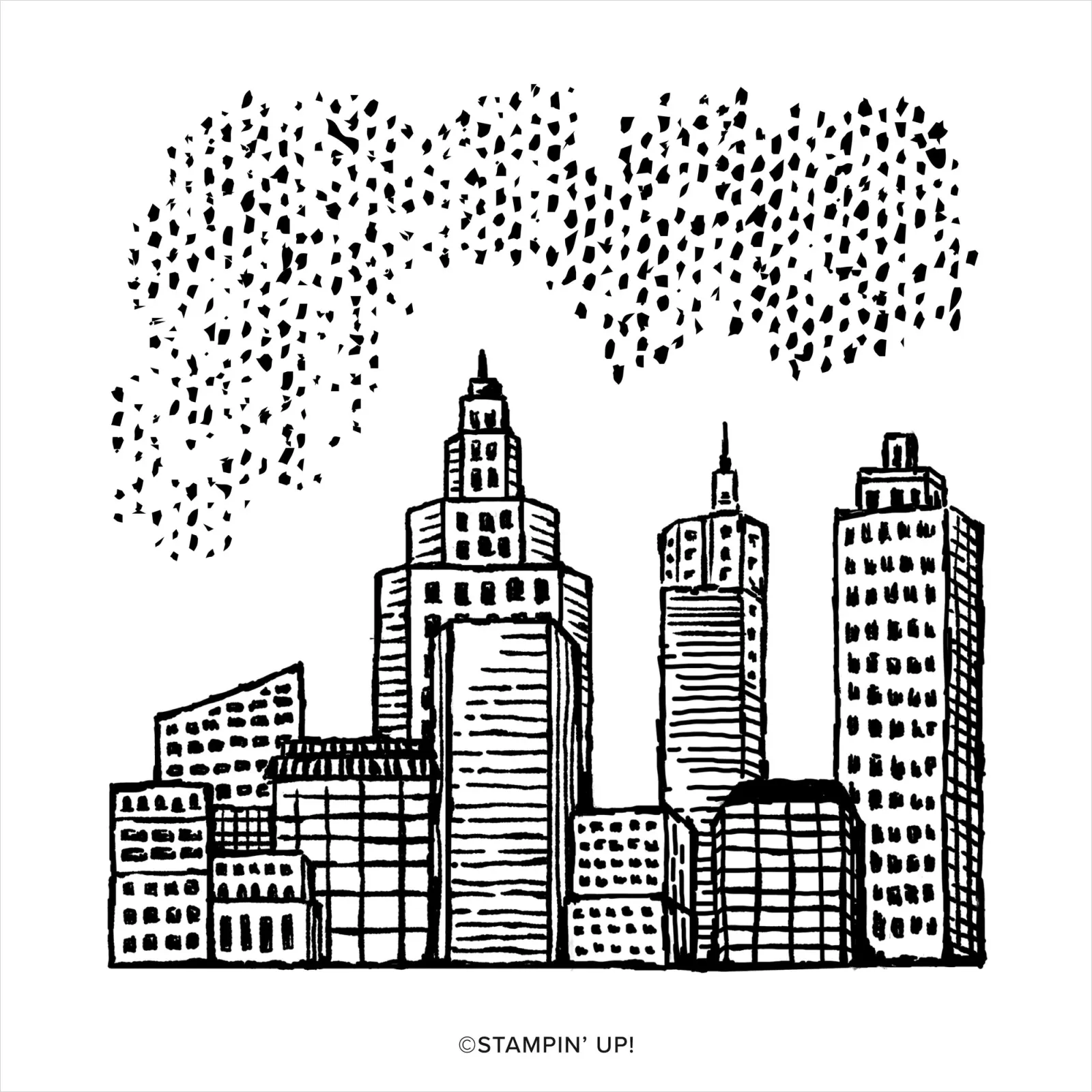163885 Kreativset Skyline Stampin Up Inhalt 8 Karten