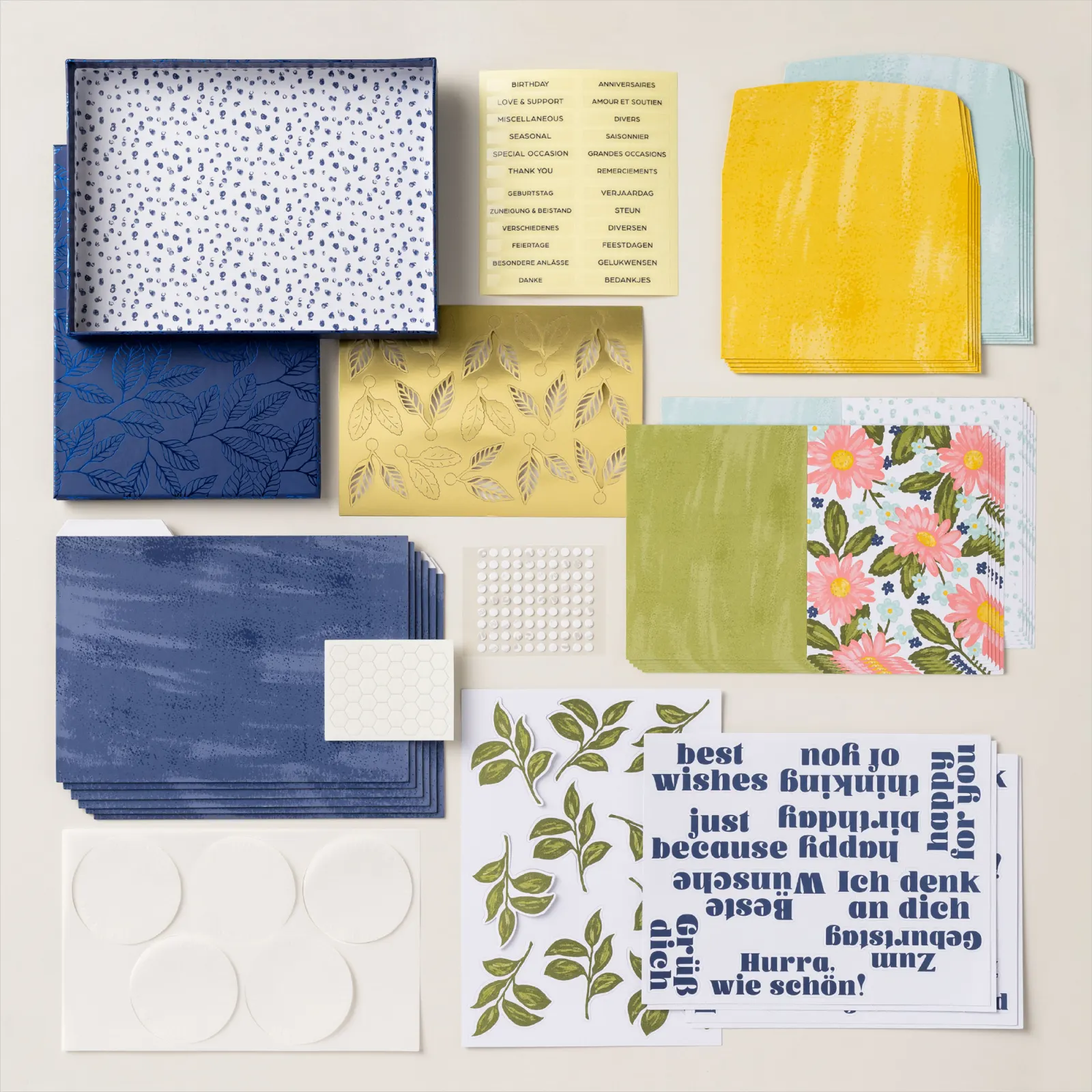 164377 Kreativset Karten Organizer Stampin Up Inhalt