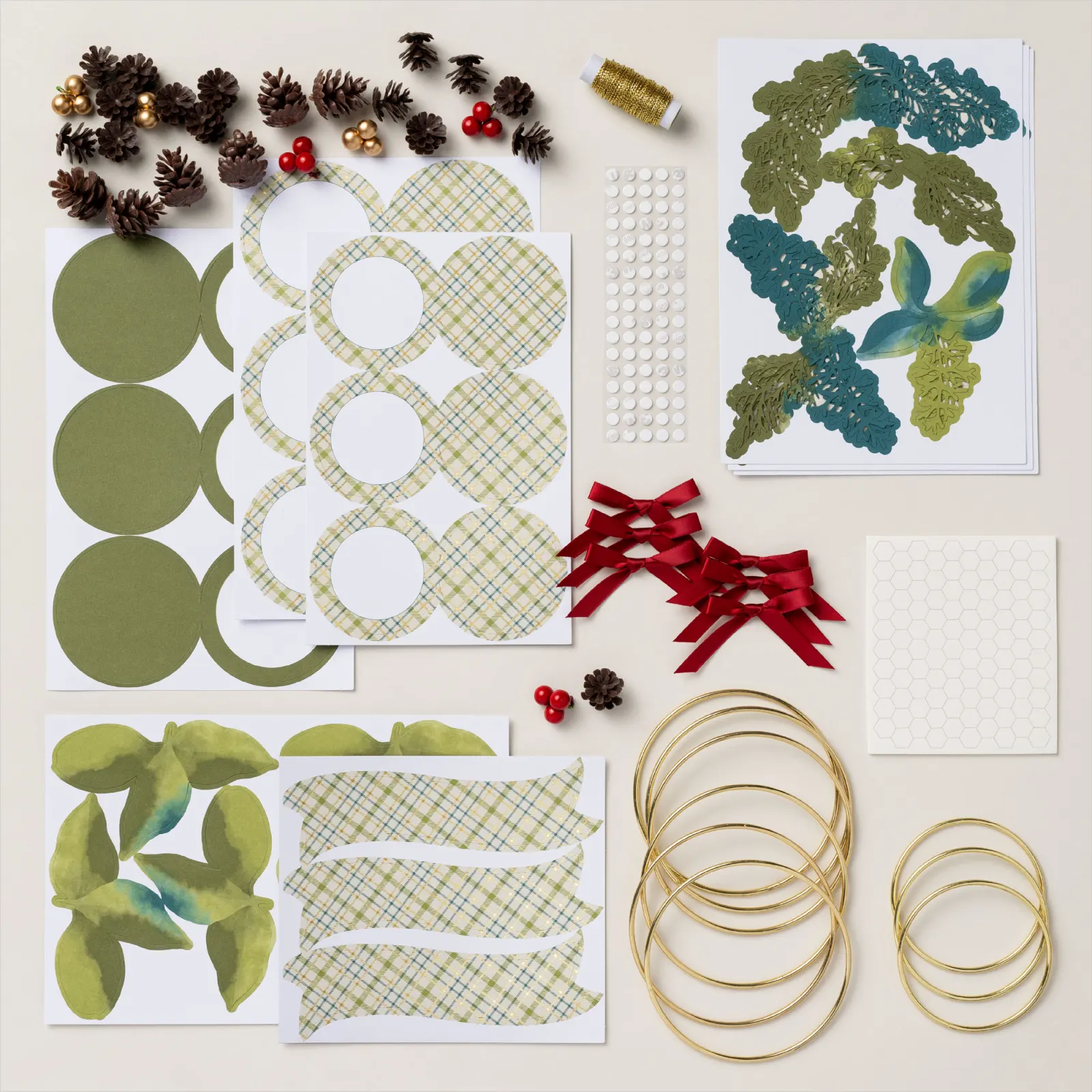 164378 Kreativset Weihnachtsbaumschmuck Inhalt