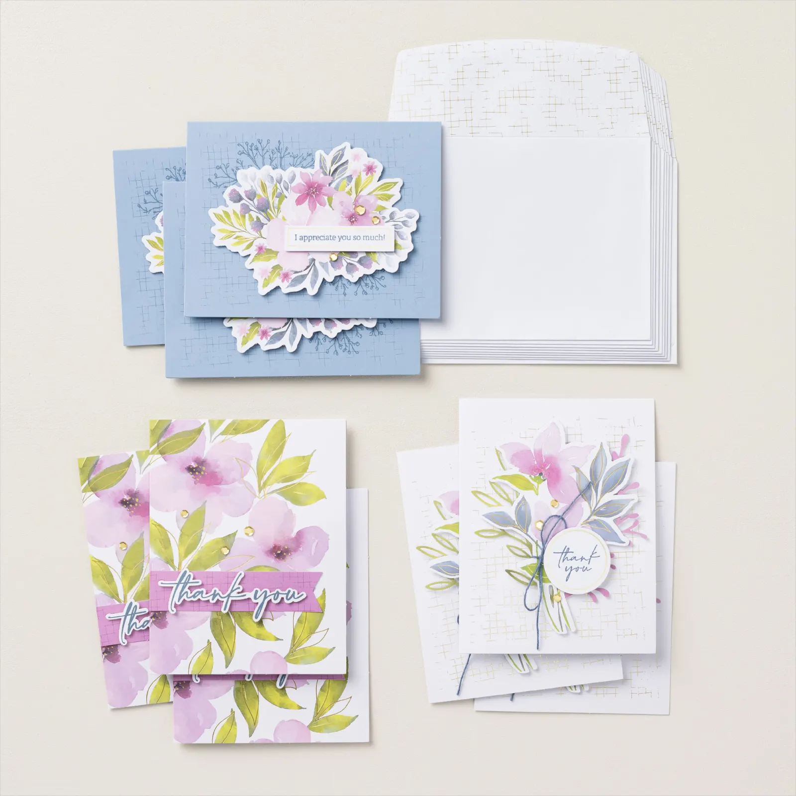 164400 Stampin Up Kreativset Dankbarer Garten 9 Karten