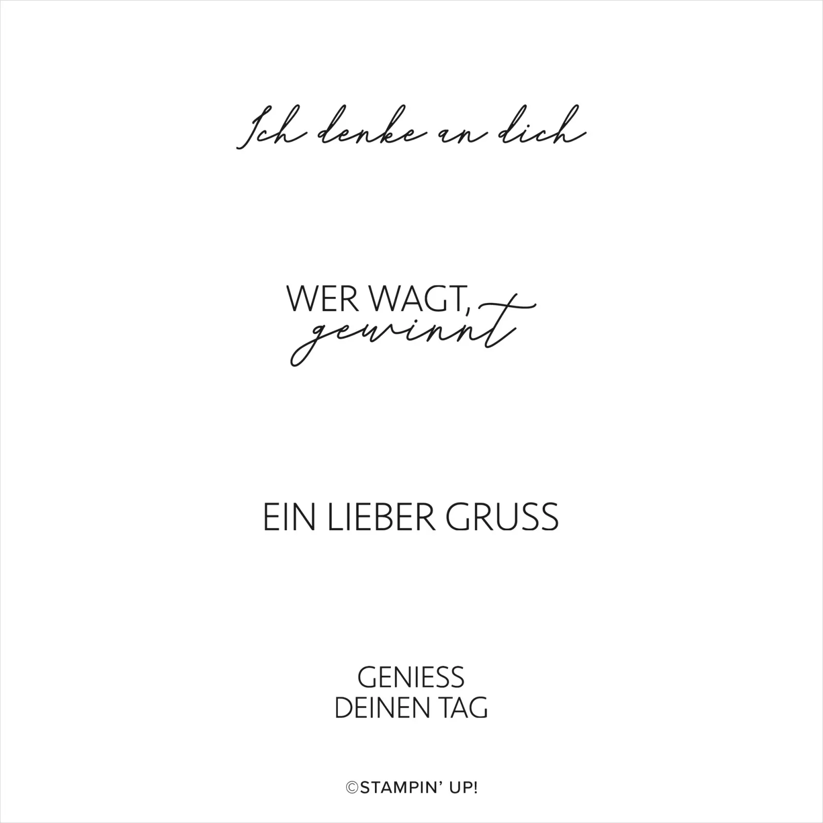 164408 Kreativset Bergwelten Stempelset
