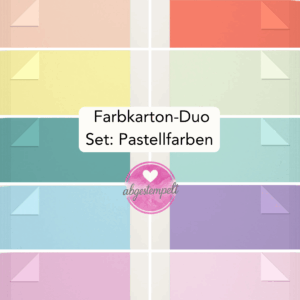 Duo Farbkartonset Pastellfarben