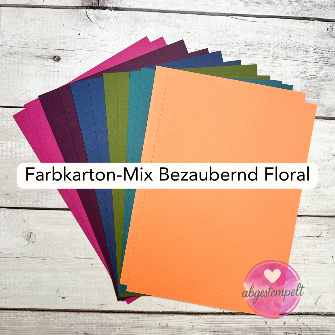 Farbkarton-Mix Bezaubernd Floral Stampin Up