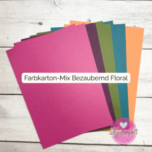 Farbkarton Mix Bezaubernd floral