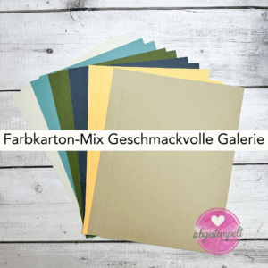 Farbkarton-Mix Geschmackvolle Galerie Stampin Up