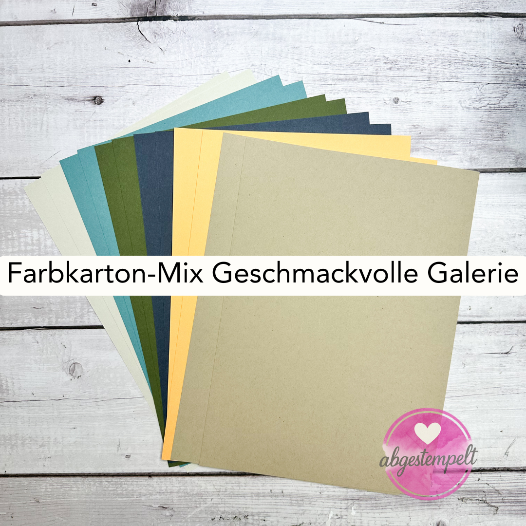 Farbkarton-Mix Geschmackvolle Galerie Stampin Up