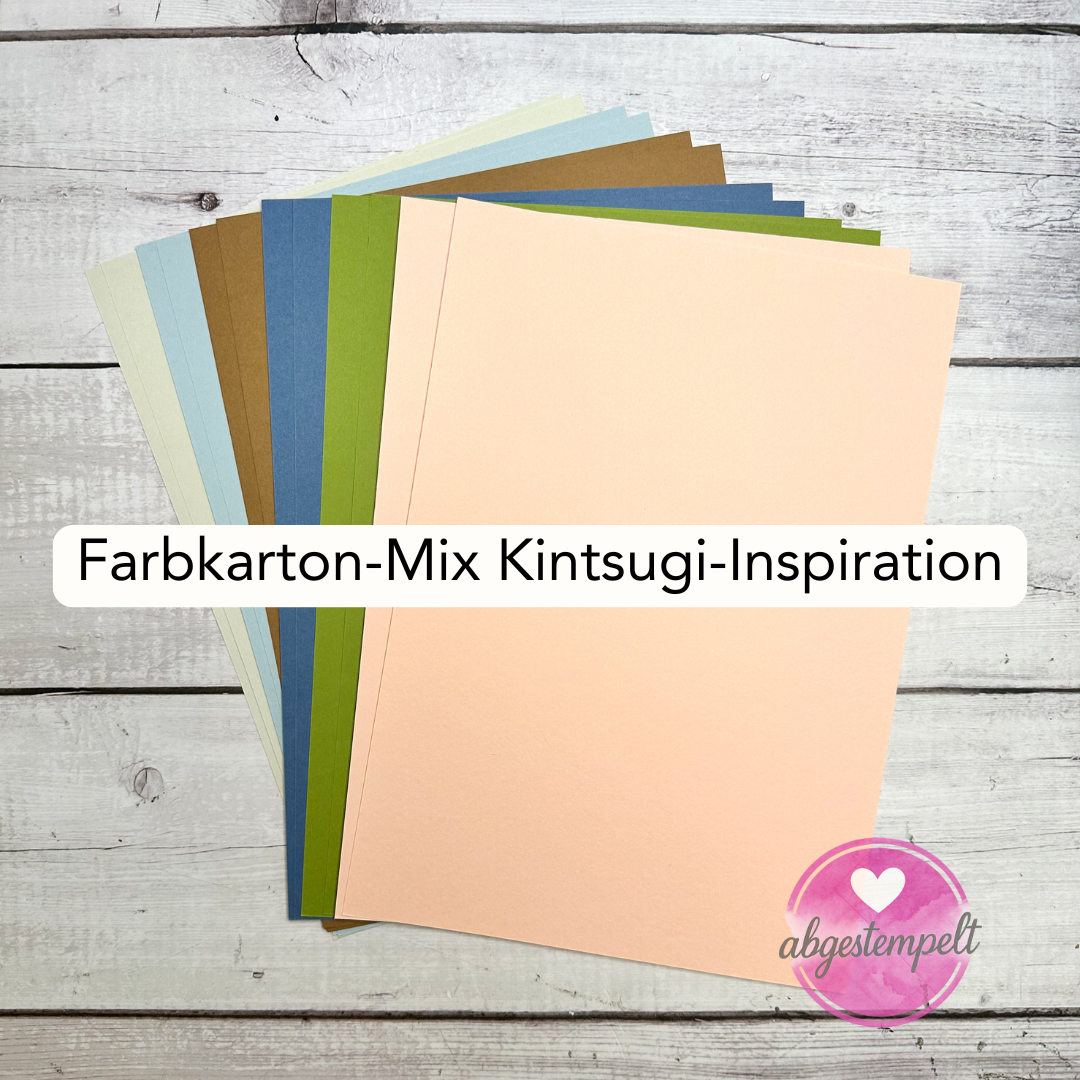 Farbkarton-Mix Kintsugi-Inspiration Stampin Up