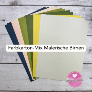 Farbkarton-Mix Malerische Birnen Stampin Up