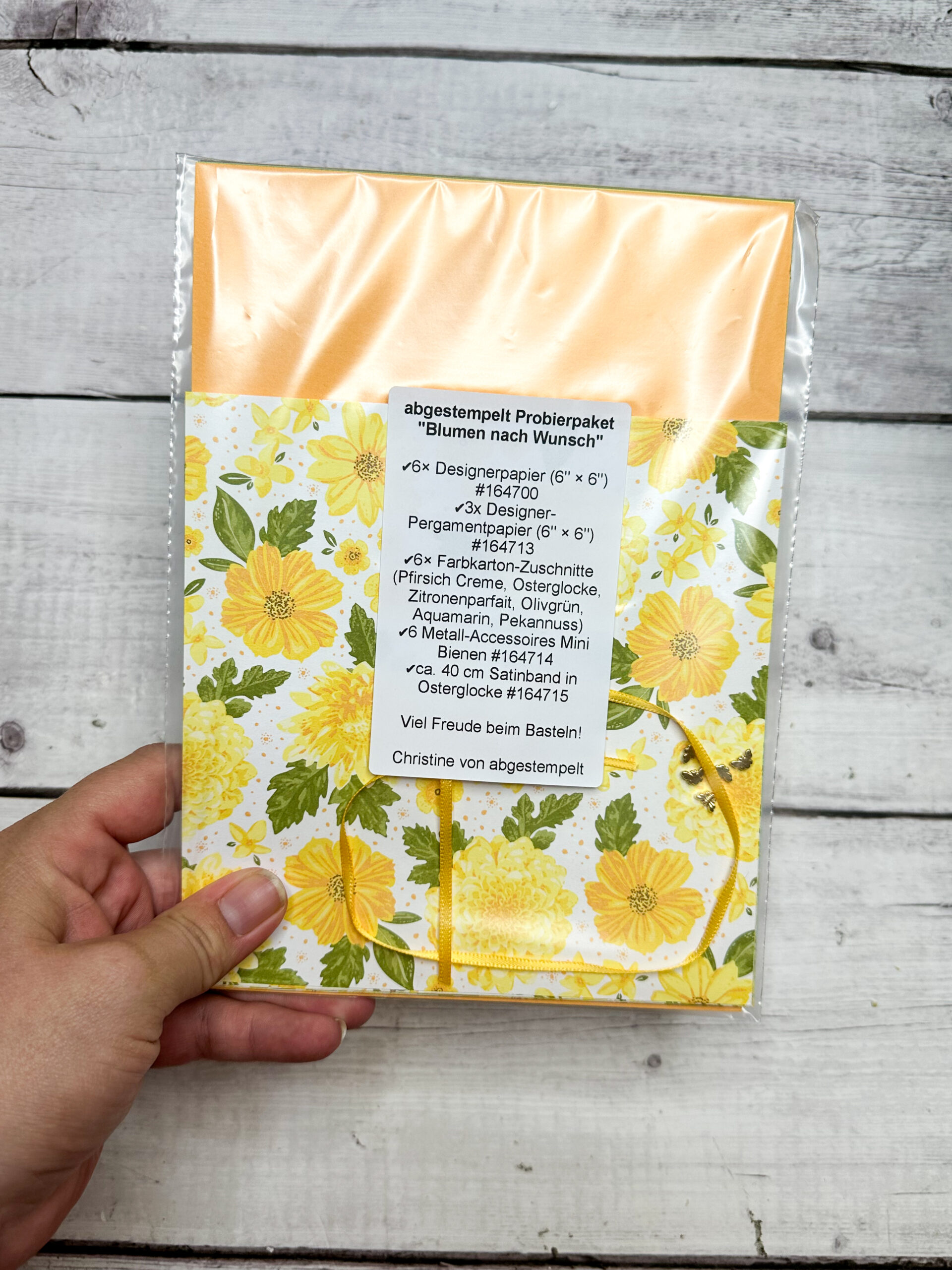 Probierpaket Blumen nach Wunsch