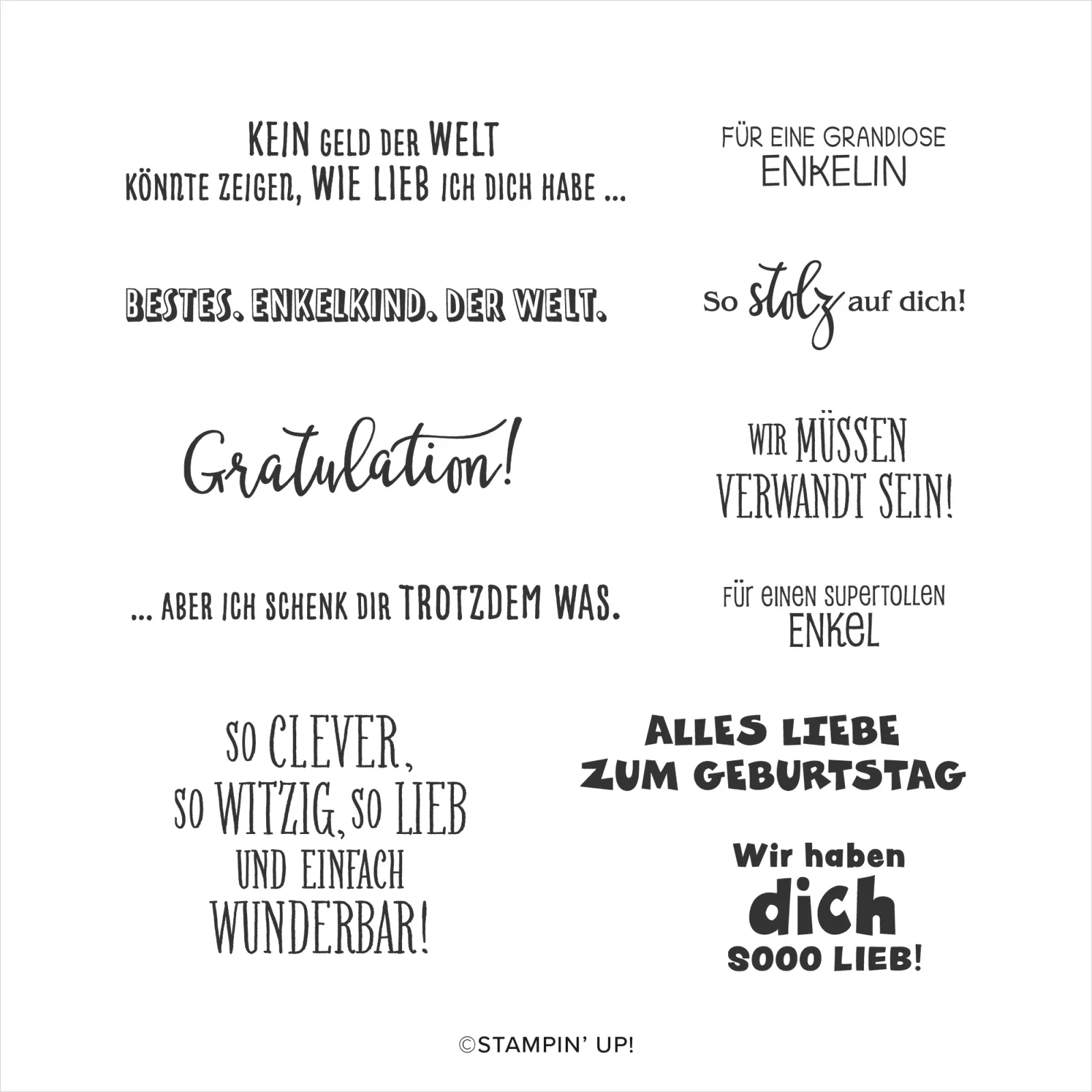 152851 Beste Enkelkinder Stampin Up