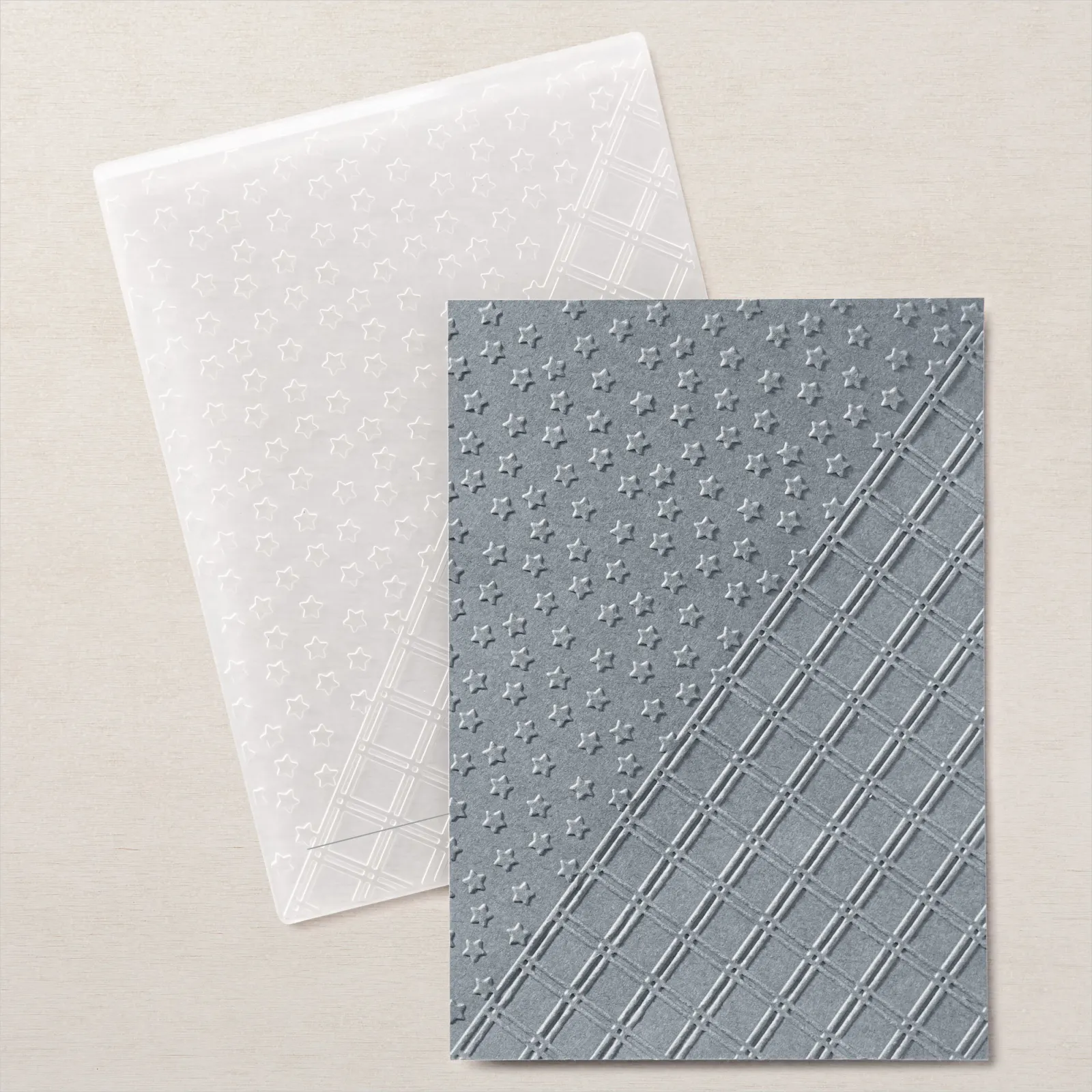 156567 Prägeform Sterne und Karos