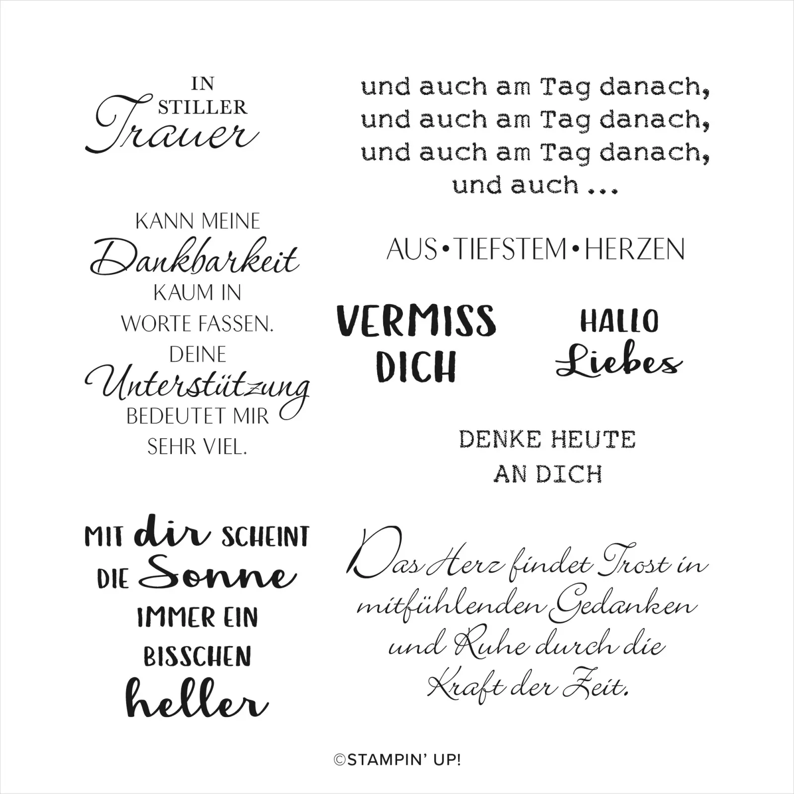 161412 Gedanken an dich Stempelset Stampin Up
