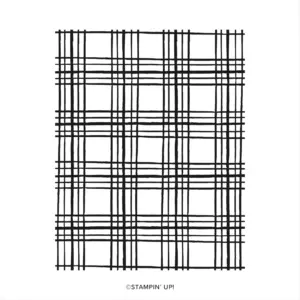161424 Stempelset Sketched Plaid Stampni Up