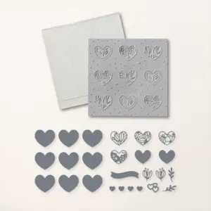 162569 Hybrid Prägeform Voller Liebe Stampin Up