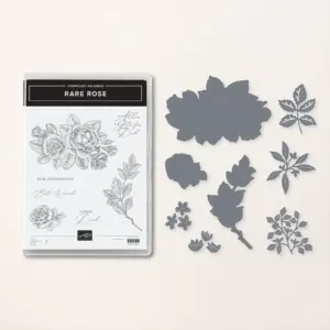 162669 Stempelset Rare Rose + Stanzformen Stampin Up Flohmarkt