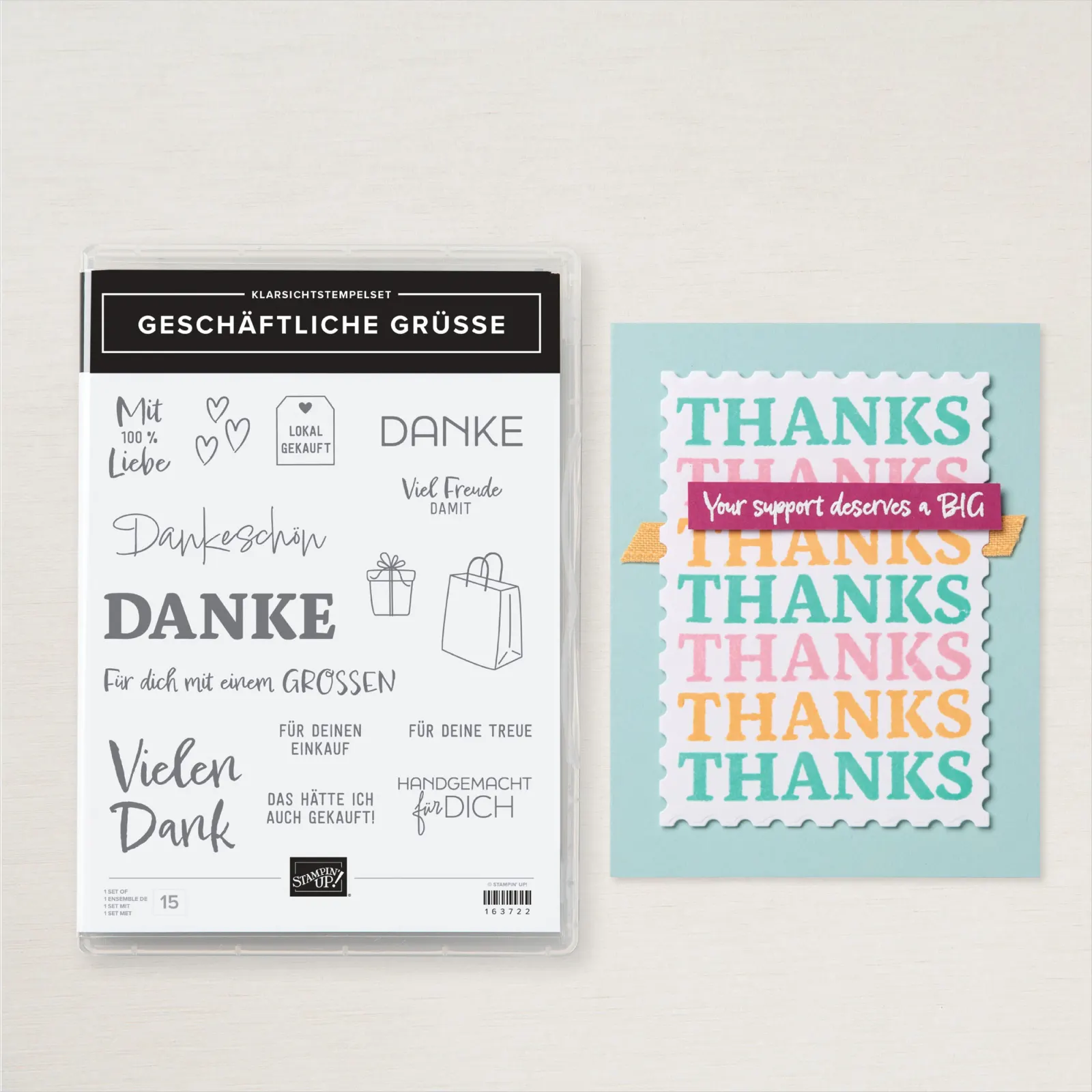 163722 Geschäftliche Grüsse Stempelset Stampin Up