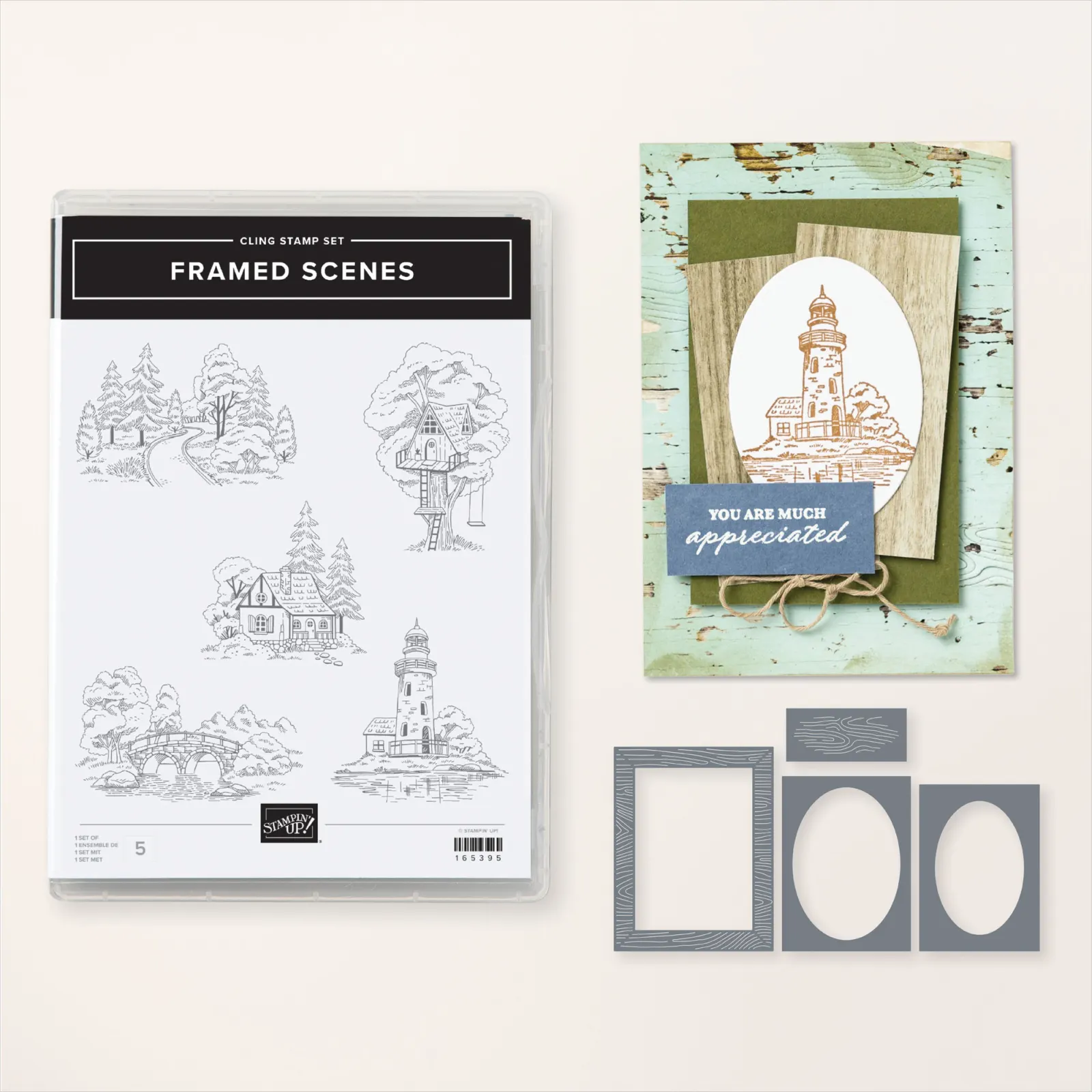 165397 Framed Scenes Stampin Up Flohmarkt