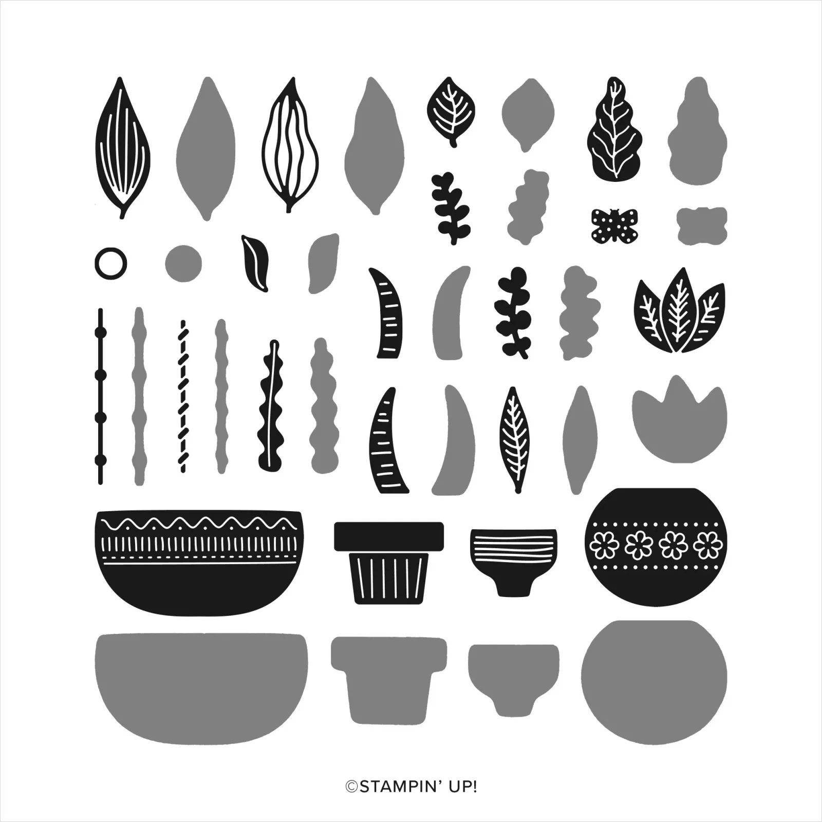 Stempelset Planted Paradise Stampin Up Flohmarkt