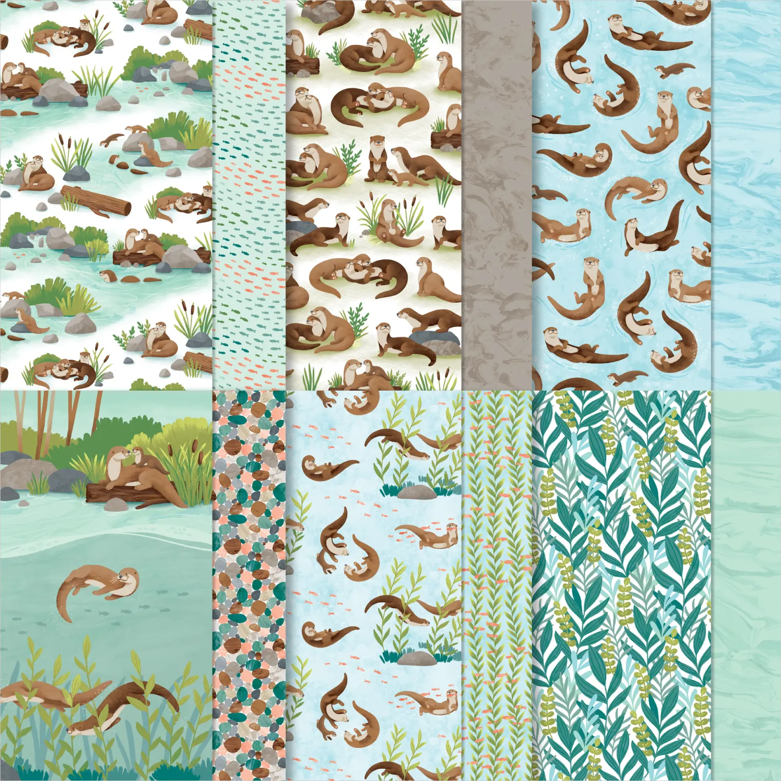 164936 Designerpapier Süsse Otter Stampin Up