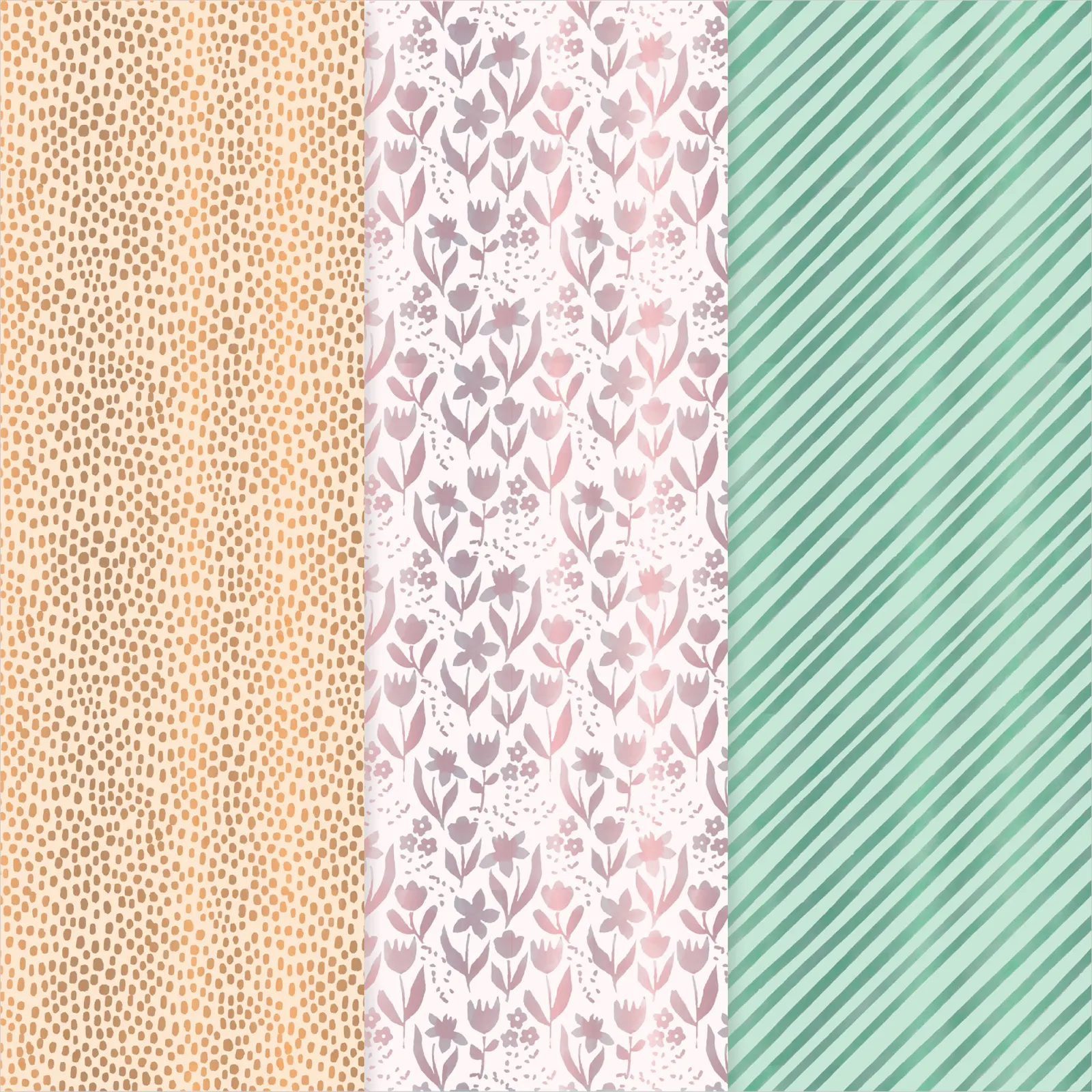166950 Designerpapier Glanzvoll gemustert