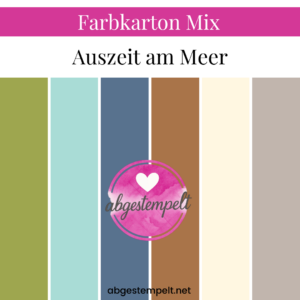 Farbkarton Mix Auszeit am Meer