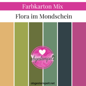 Farbkarton Mix Flora im Mondschein