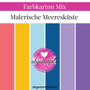 Farbkarton Mix Malerische Meeresküste