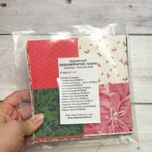 Designerpapier Share Minikatalog September Dezember 2026 Stampin Up
