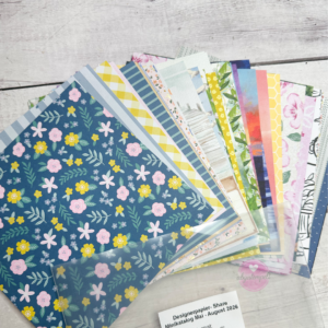 Stampin Up Designerpapier Share Mai-August 26