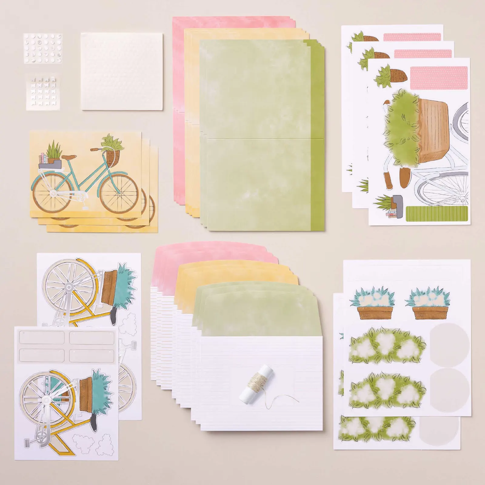 171466 Stampin Up Paper Pumpkin Juni Nachfüllset Bikes & Blooms Neu + OVP