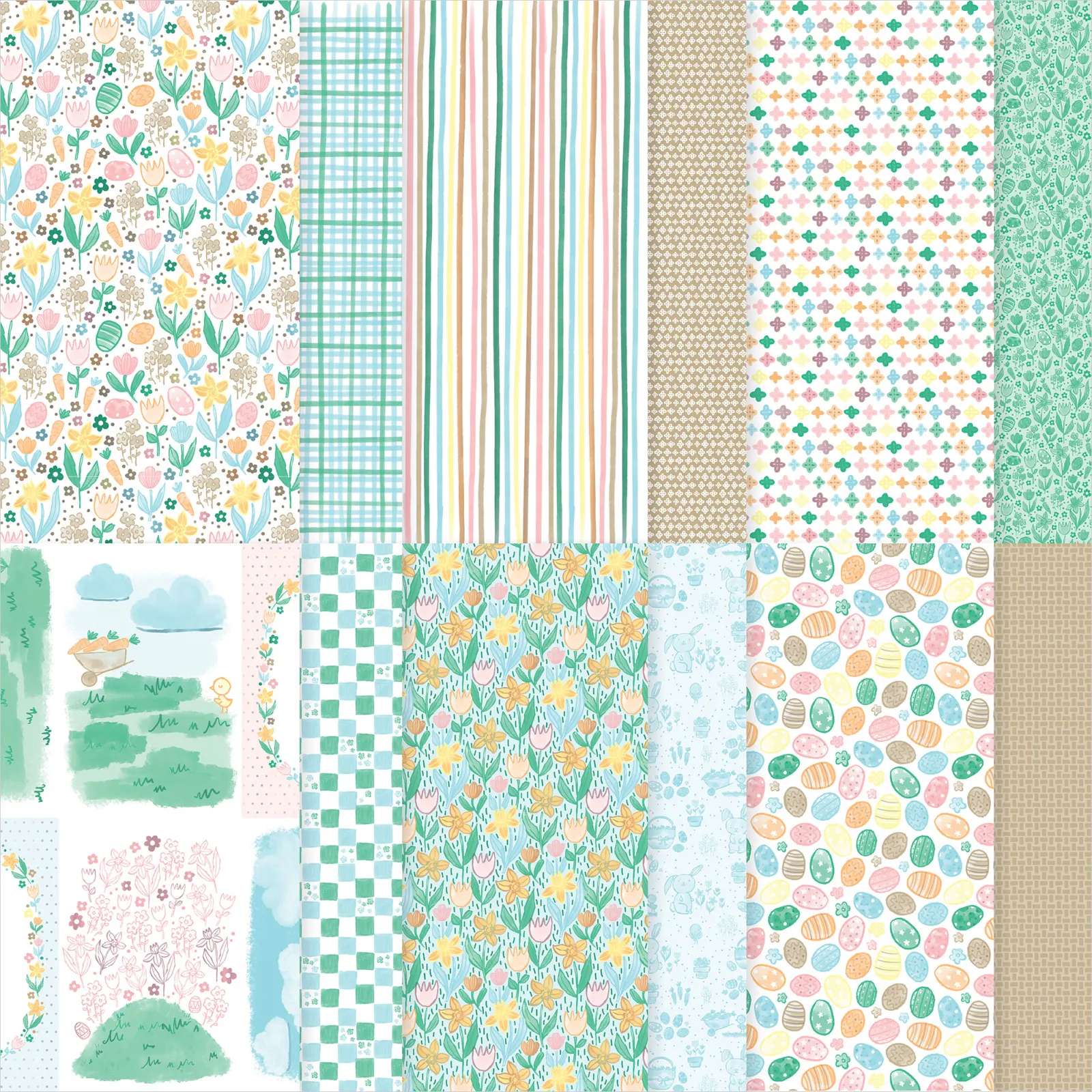 166939 Designerpapier Osterfreuden Stampin Up Flohmarkt