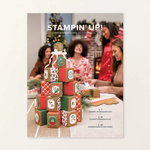 Cover des aktuellen Stampin’ Up! Minikatalogs September–Dezember 2026.